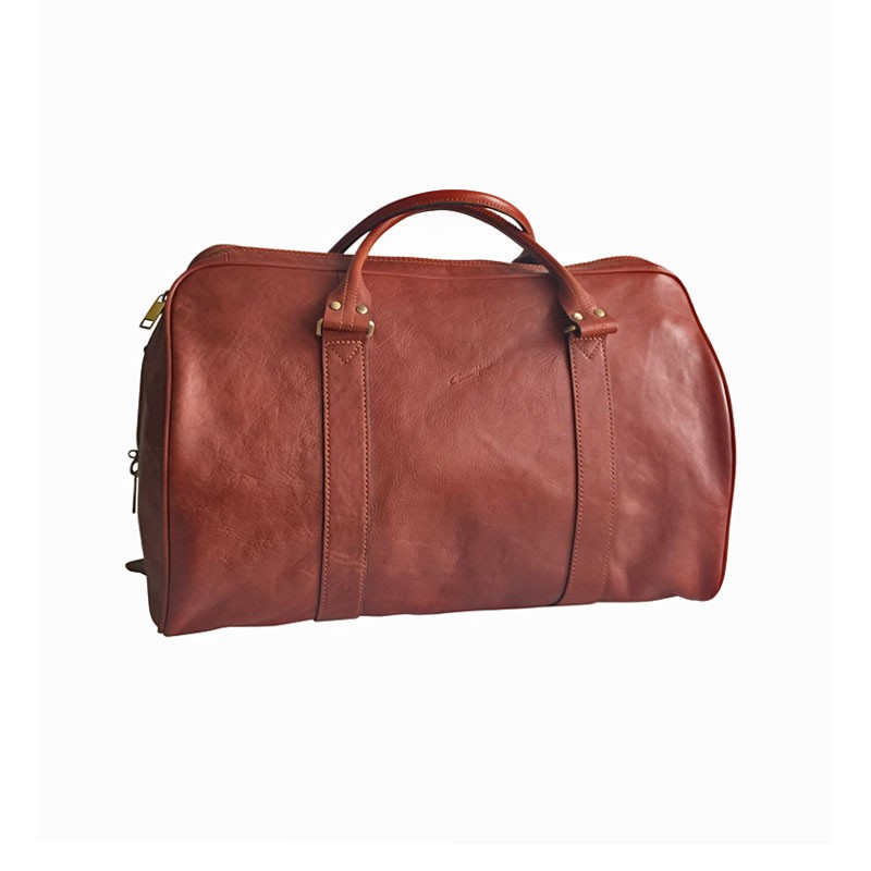 Sac de voyage polochon en cuir - Grande taille - Wise Children