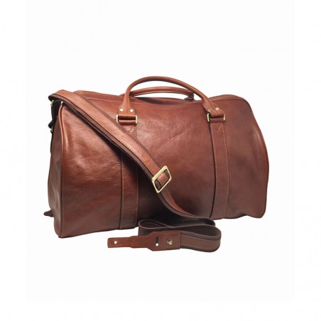 Sac de voyage polochon en cuir - Grande taille - Wise Children