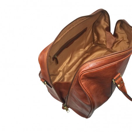 Sac de voyage polochon en cuir - Grande taille - Wise Children