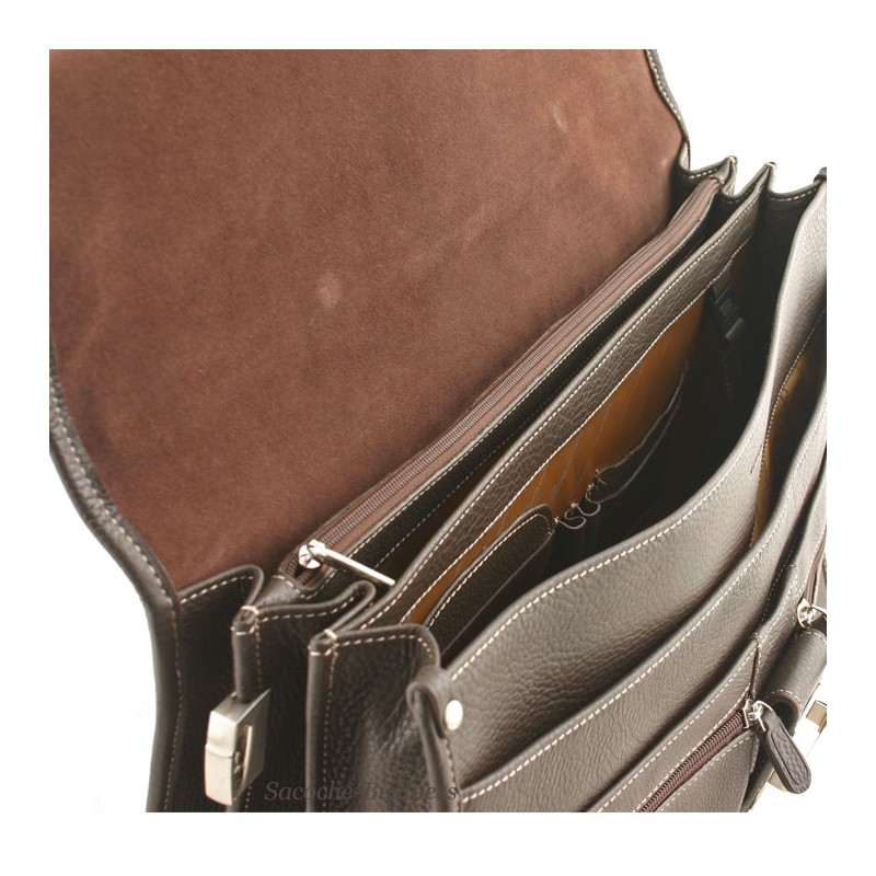 Large serviette tm 3 soufflets G.HENON 2928 face