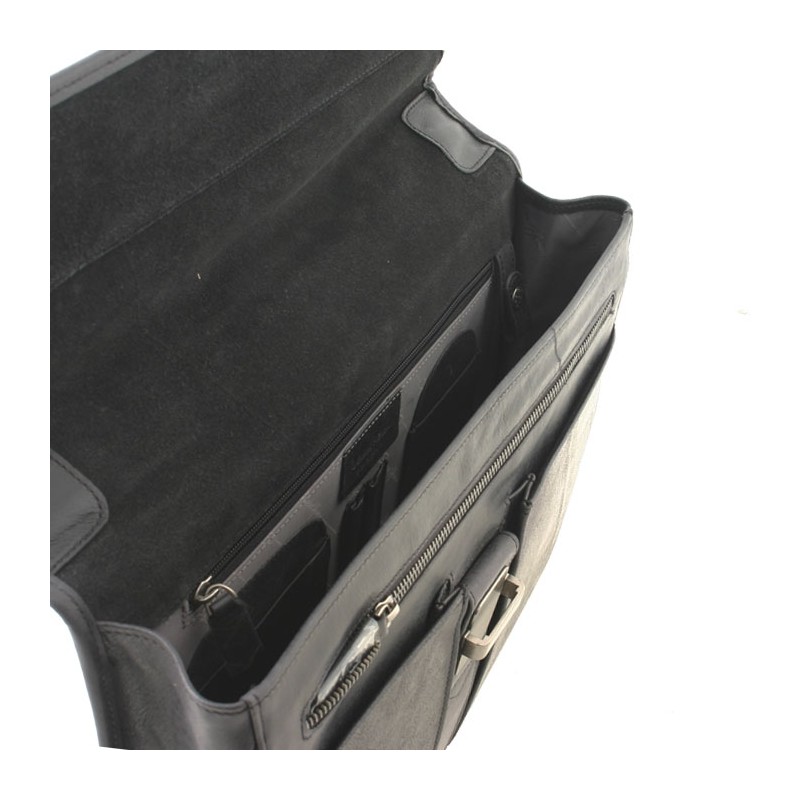 Serviette en cuir vielli tm 8325 face2