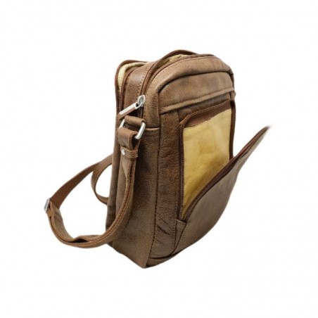 Arthur aston 62-1040 sac homme cognac détail Arthur aston 62-1040 sac homme cognac détail