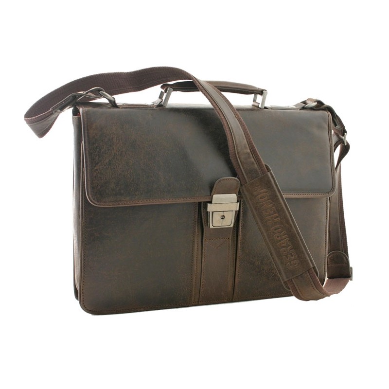 Serviette en cuir vielli tm 8325