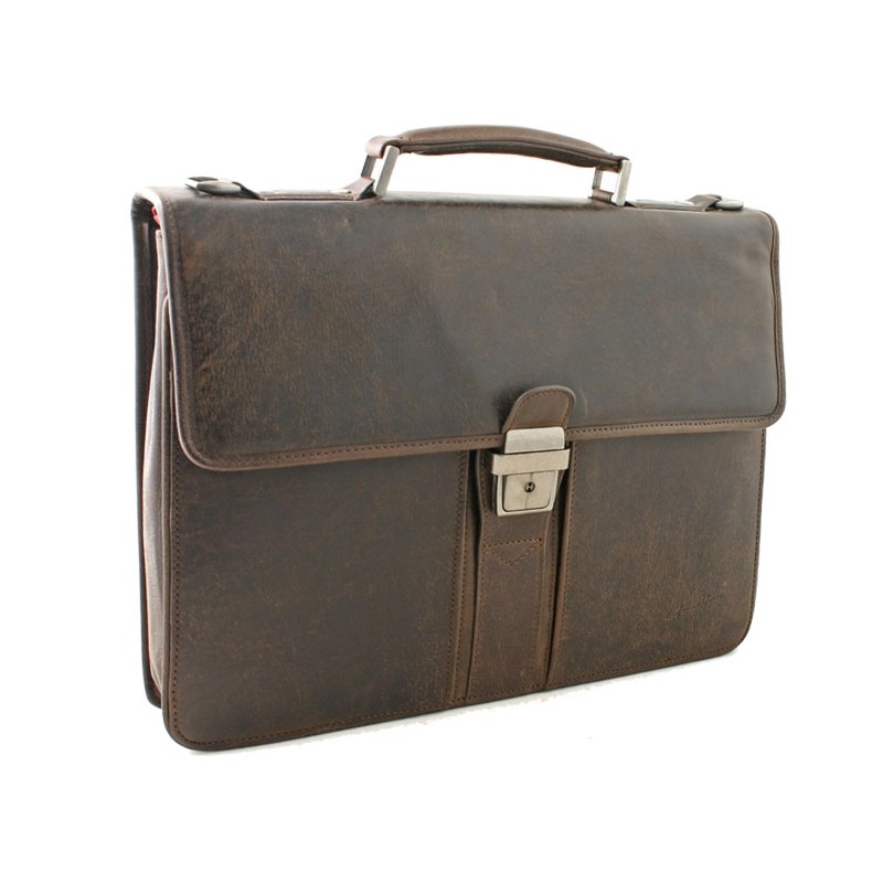 Serviette en cuir vielli tm 8325 face2