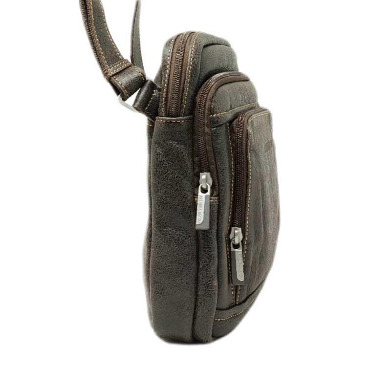 Arthur aston sac homme 62-1038 chataigne coté