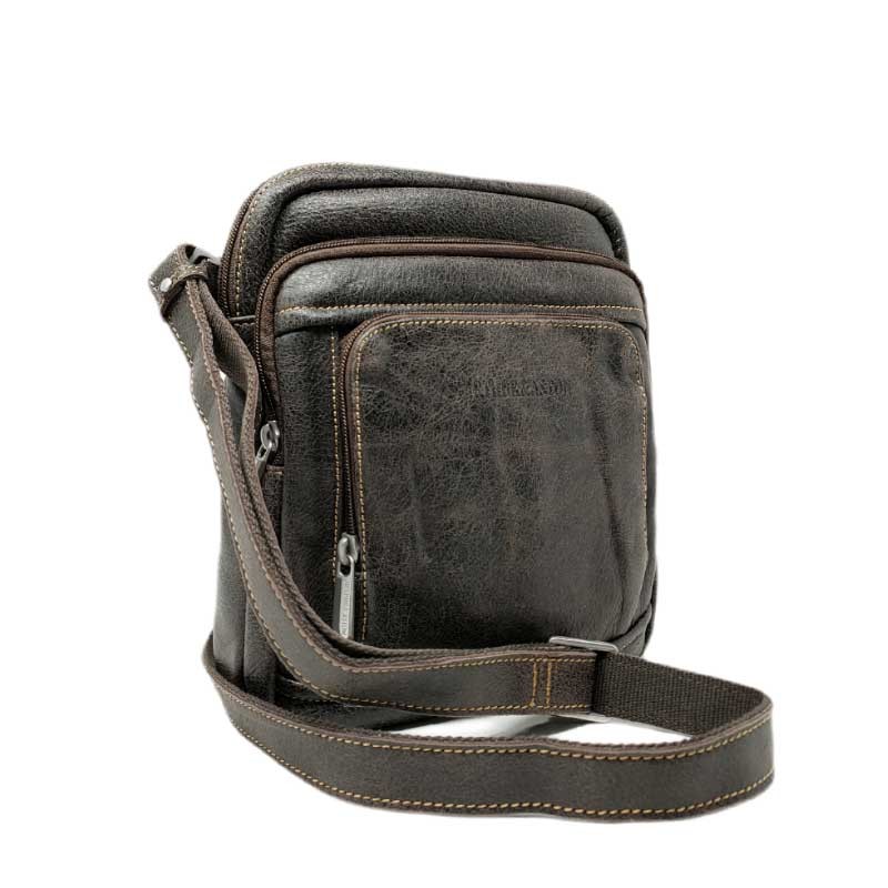 Arthur aston sac homme 62-1038 chataigne face2