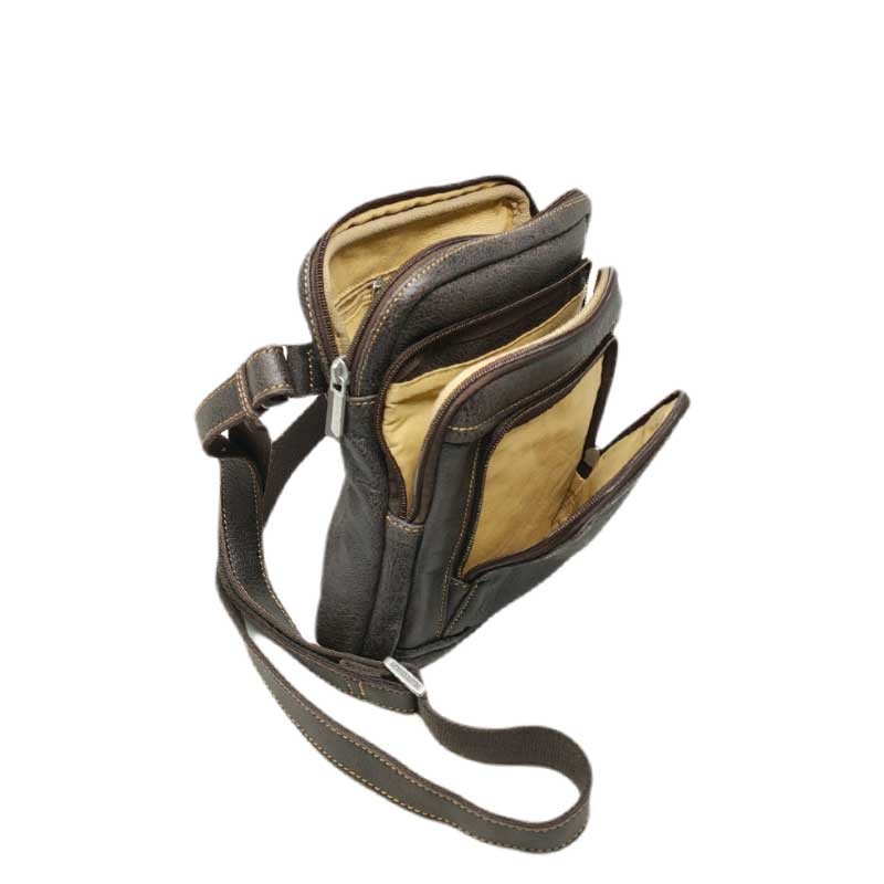 Arthur aston sac homme 62-1038 chataigne ouvert