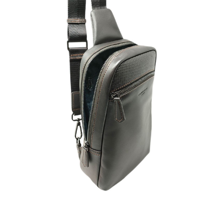 PH64144 sac holster RAPHAEL marron chocolat ouvert