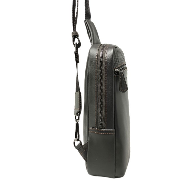 PH64144 sac holster RAPHAEL marron chocolat côté