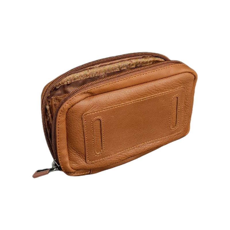 Arthur aston Oscar 1978-602 poche ceinture cuir marron dos