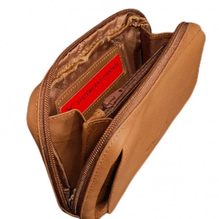 Arthur aston Oscar 1978-602 poche ceinture cuir marron