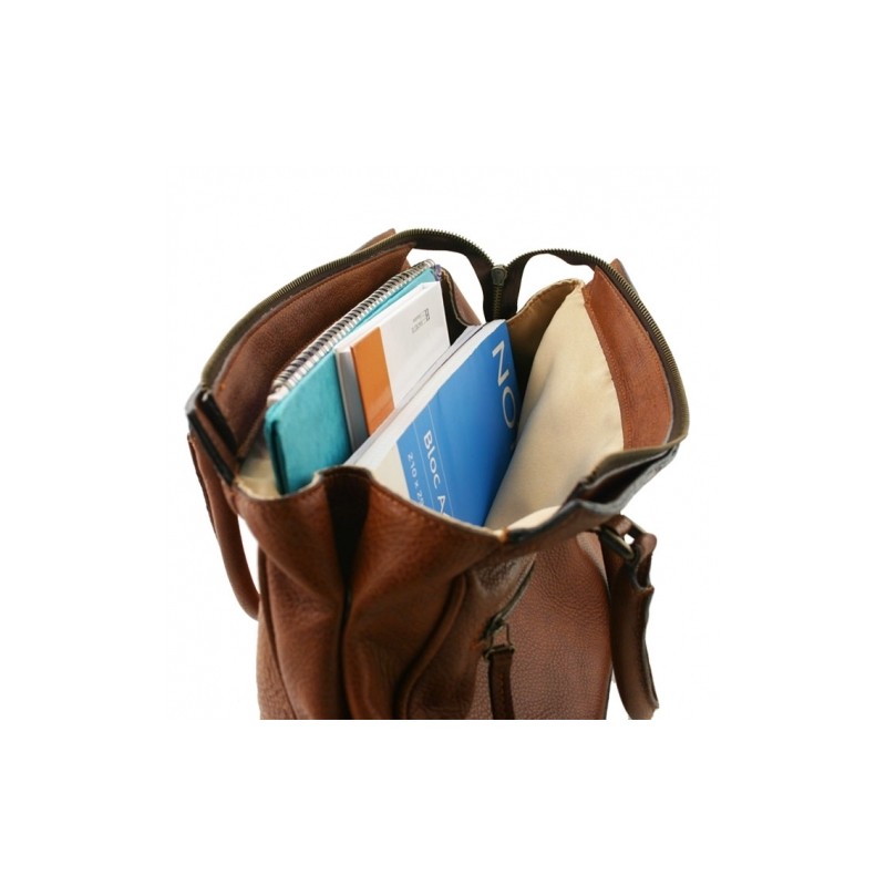 Sac porte documents marron Ruitertassen