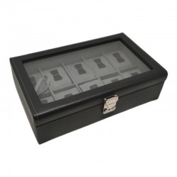 Coffret 10 montres cuir