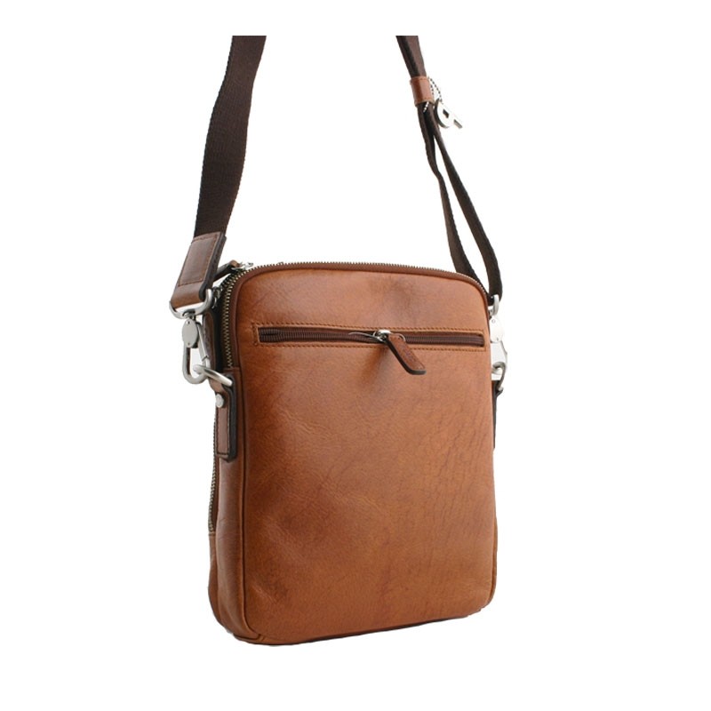 Besace taille Ipad 4968 cognac dos