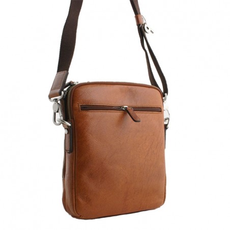 Besace taille Ipad 4968 cognac dos