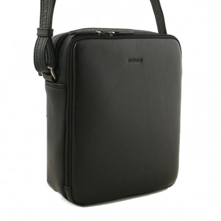 Petite besace multipoche 20cm Picard 6037 noir interieur Petite besace multipoche 20cm Picard 6037 noir interieur