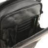 Petite besace multipoche 20cm Picard 6037 noir interieur Petite besace multipoche 20cm Picard 6037 noir interieur