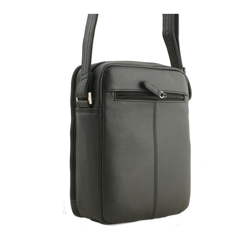 Petite besace multipoche 20cm Picard 6037 noir interieur