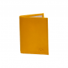 petit portefeuille plat jaune