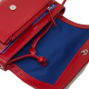 Sac taille portefeuille rouge le tanneur reglage bandoulière noeuds Sac taille portefeuille rouge le tanneur reglage bandoulière noeuds