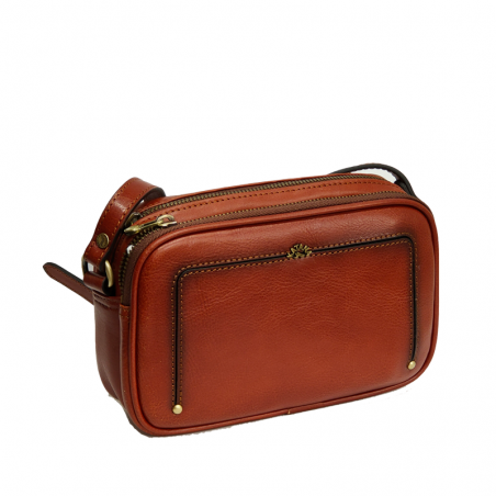 Camera bag Katana cuir marron