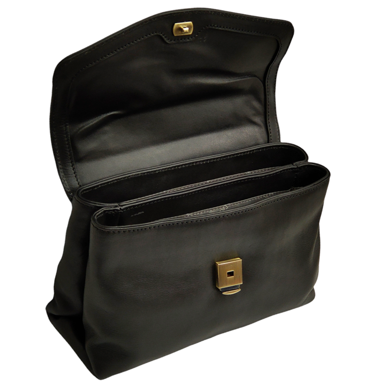 Sac dame KATANA 3256 noir ouvert